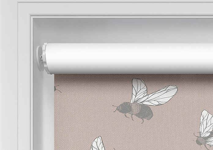 Busy Bee, Dusky Pink - Twist&Fit Roller Blind - Image 10